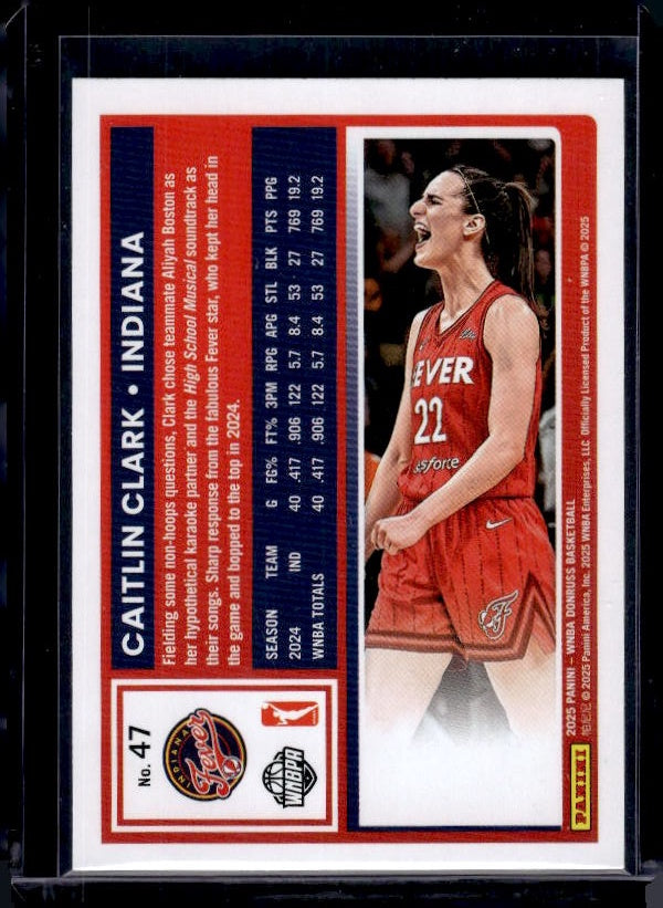 2025 Donruss WNBA #47 Caitlin Clark