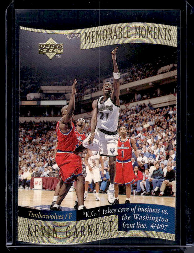 1997-98 Collector's Choice #5 Kevin Garnett Memorable Moments