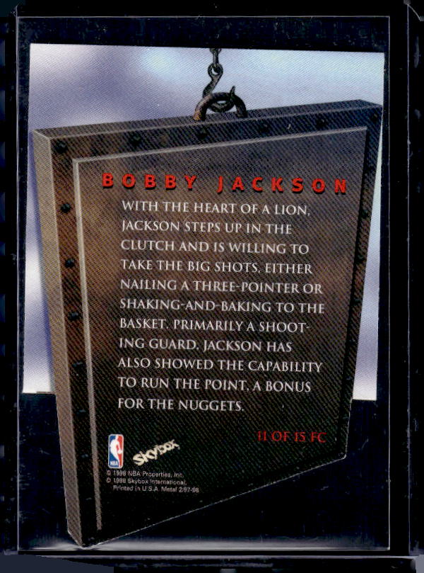 1997-98 Metal Universe Championship #11 FC Bobby Jackson Future Champions