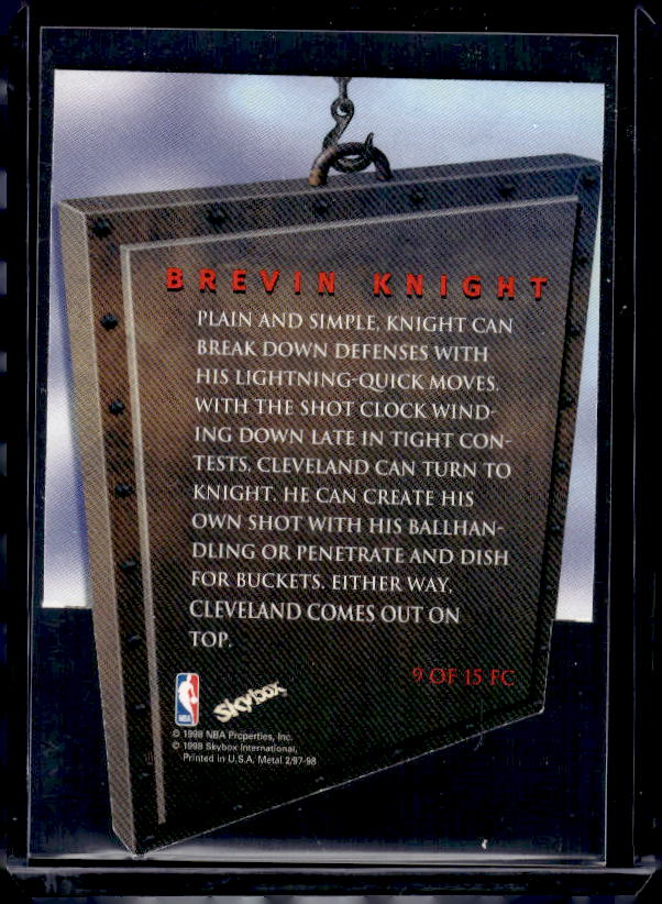 1997-98 Metal Universe Championship #9 FC Brevin Knight Future Champions
