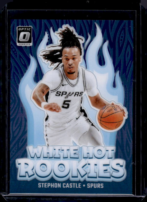2024-25 Donruss Optic #6 Stephon Castle White Hot Rookies Purple
