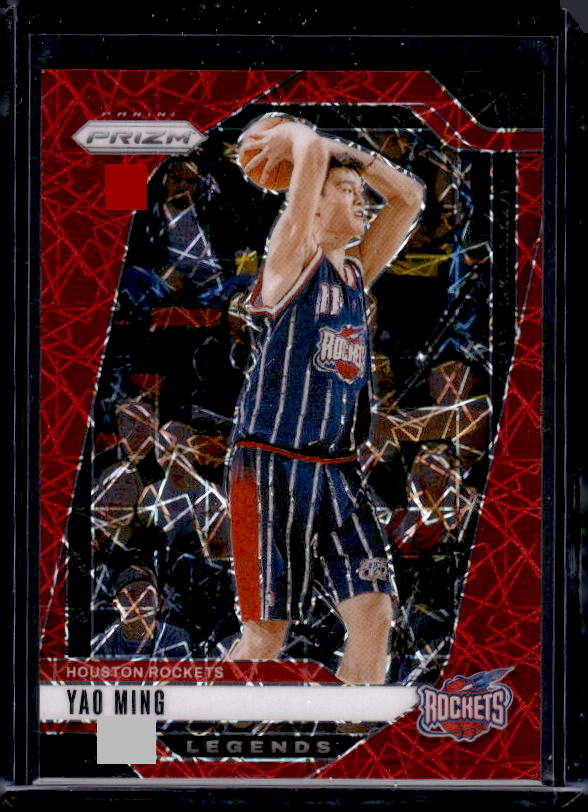 2024-25 Panini Prizm #284 Yao Ming Prizms Red Lazer #/35