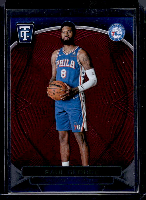 2024-25 Panini Totally Certified #50 Paul George Mirror Maroon