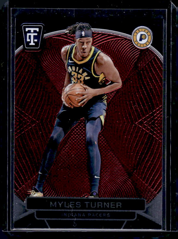 2024-25 Panini Totally Certified #103 Myles Turner Mirror Maroon