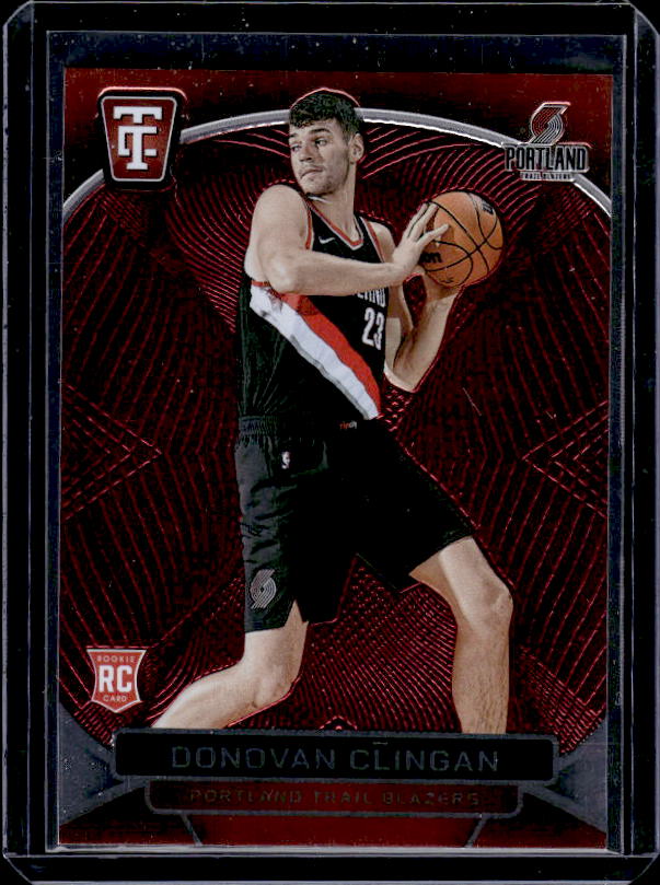 2024-25 Panini Totally Certified #147 Donovan Clingan Mirror Maroon