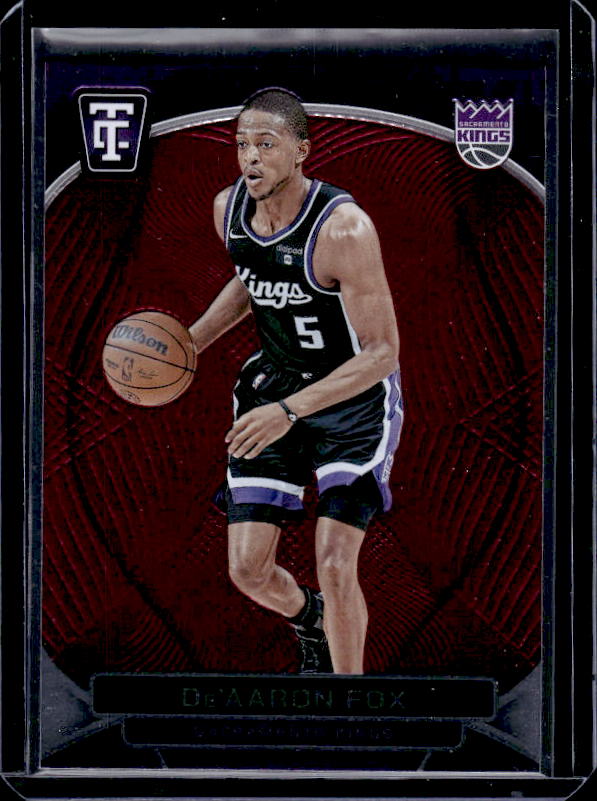 2024-25 Panini Totally Certified #9 De'Aaron Fox Mirror Maroon