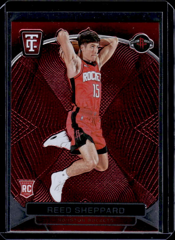 2024-25 Panini Totally Certified #162 Reed Sheppard Mirror Maroon