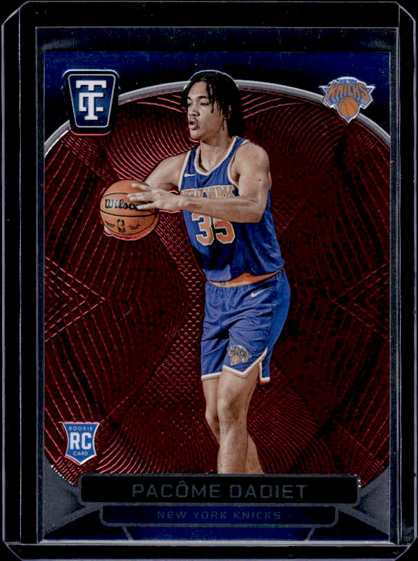 2024-25 Panini Totally Certified #155 Pacome Dadiet Mirror Maroon