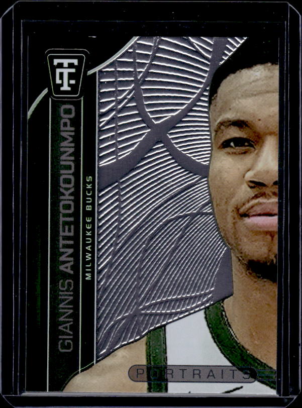 2024-25 Panini Totally Certified #6 Giannis Antetokounmpo Portraits Mirror