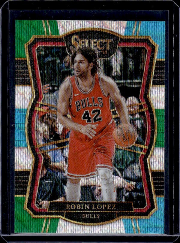 2017-18 Panini Select #164 Robin Lopez Tri-Color Prizms