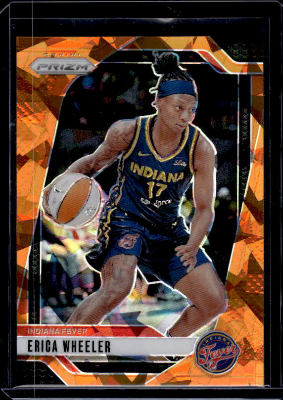 2024 Panini Prizm WNBA #61 Erica Wheeler Ice Orange Prizms