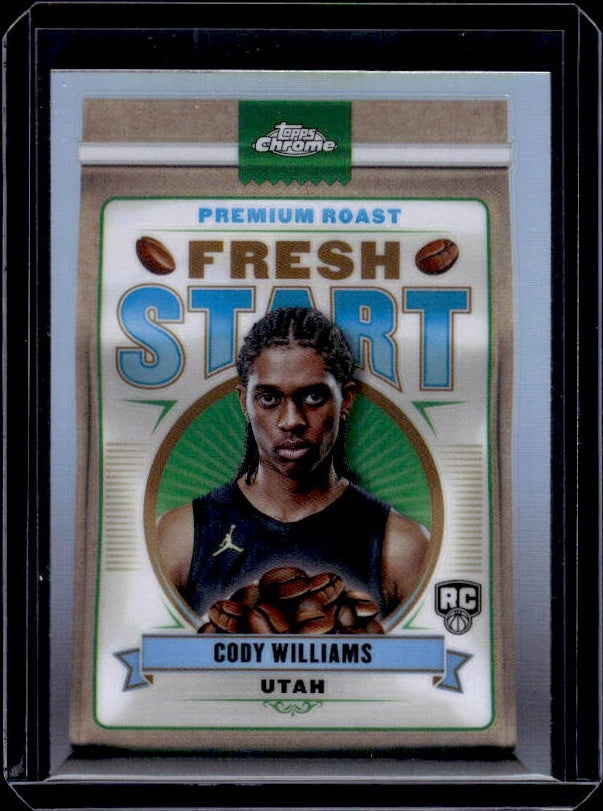 2024-25 Topps Chrome - Fresh Start Refractor #FS-8 Cody Williams