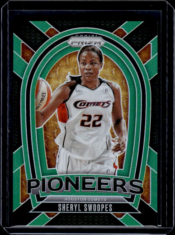 2024 Panini Prizm WNBA #4 Sheryl Swoopes Pioneers Prizms Green