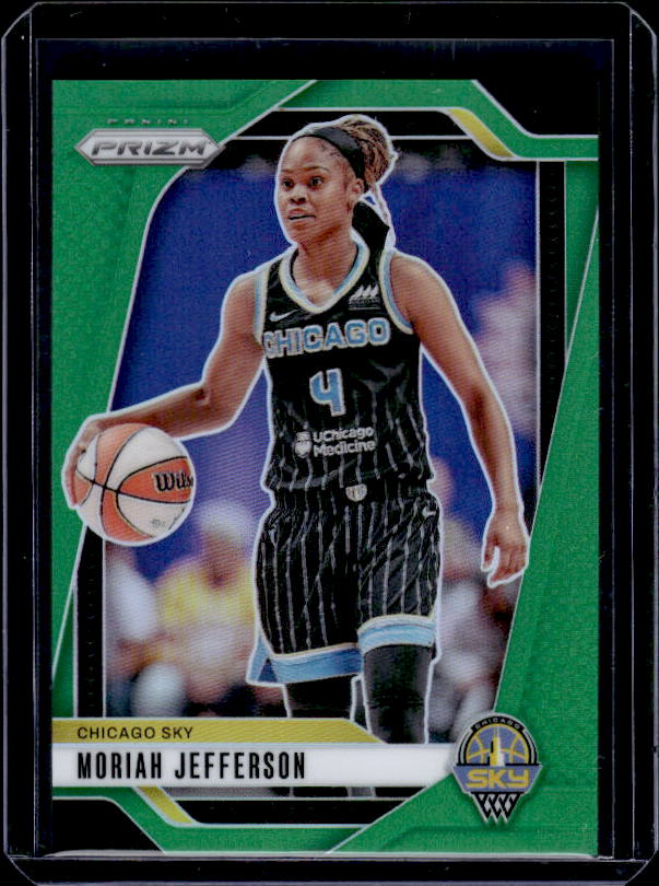 2024 Panini Prizm WNBA #131 Moriah Jefferson Green Prizms