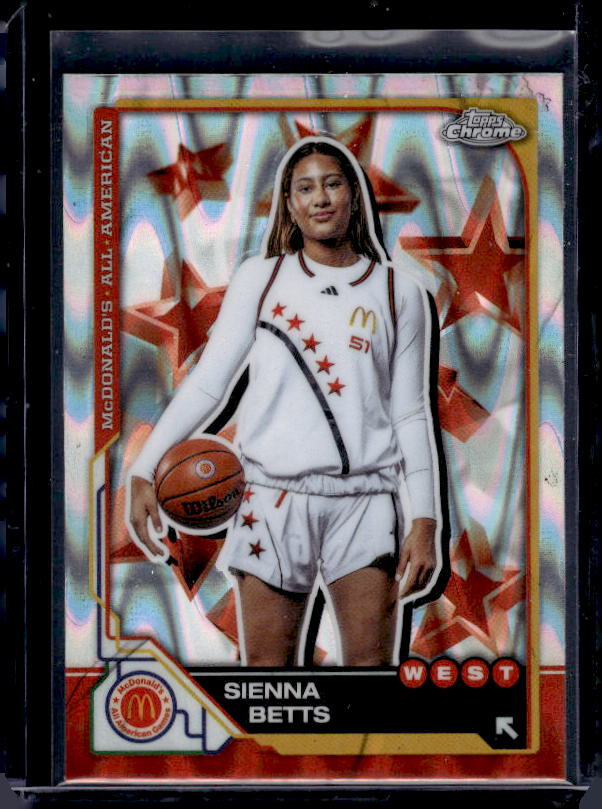 2025 Topps Chrome McDonald's All American #38 Sienna Betts RayWave