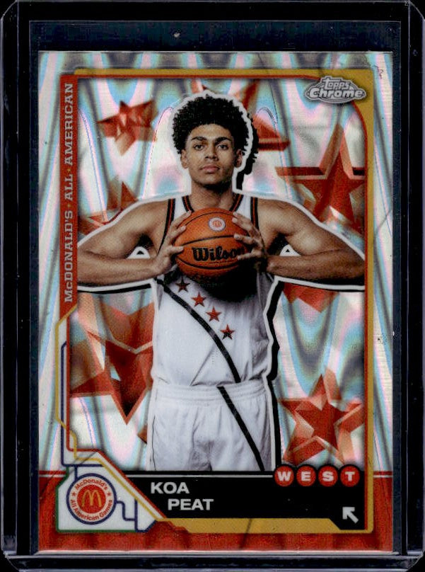 2025 Topps Chrome McDonald's All American #13 Koa Peat RayWave