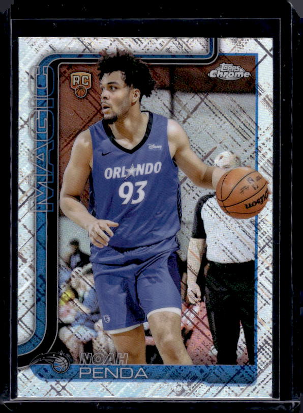 2025-26 Topps Chrome #282 Noah Penda Skylight Refractor
