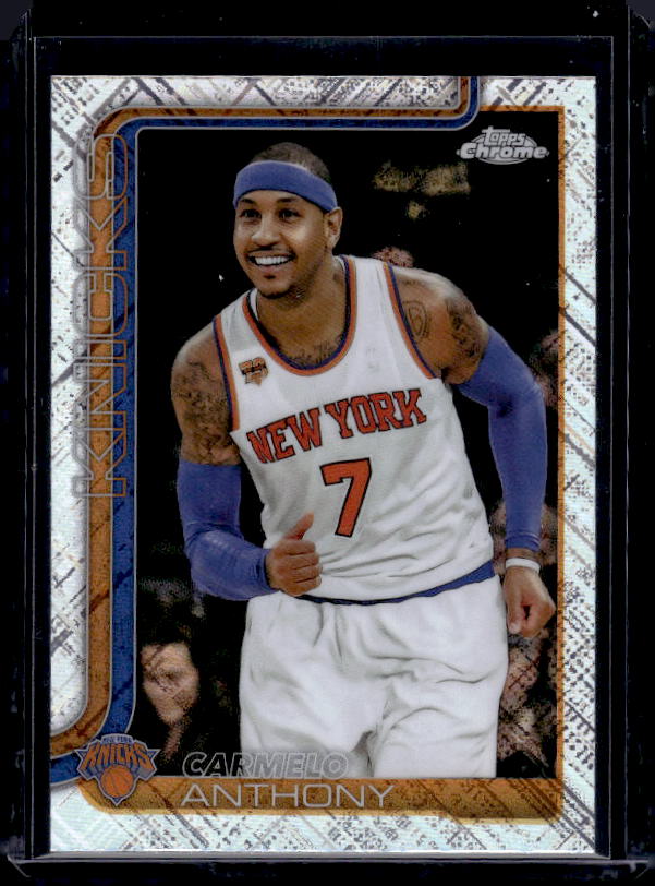 2025-26 Topps Chrome #248 Carmelo Anthony Skylight Refractor