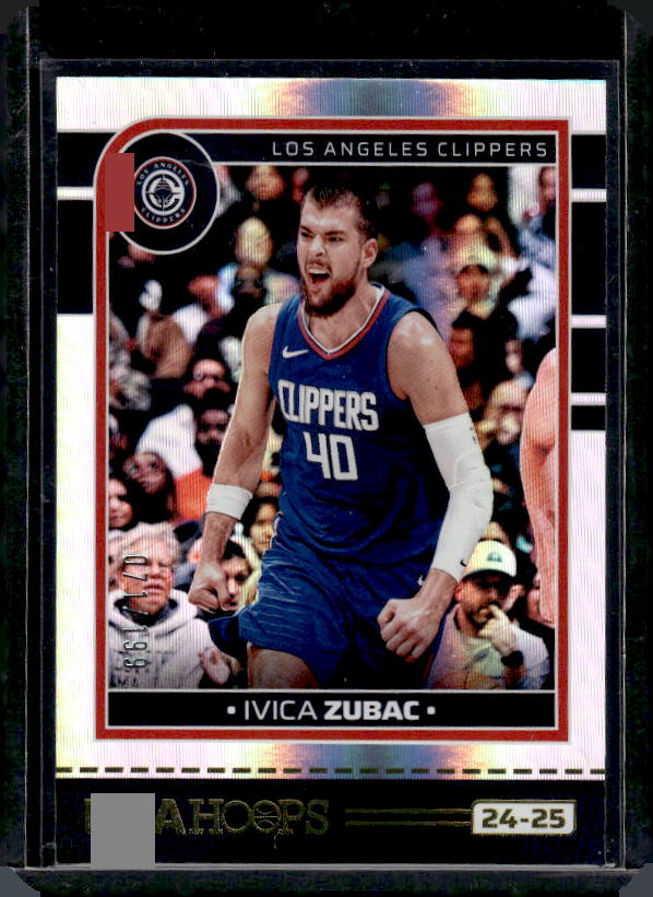 2024-25 Hoops #64 Ivica Zubac Silver #/199