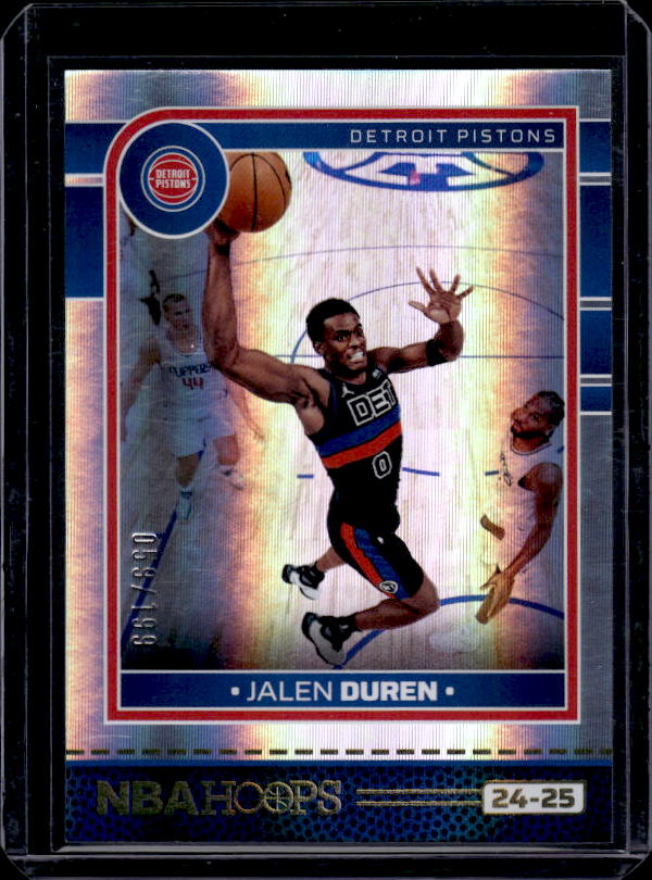 2024-25 Hoops #177 Jalen Duren Silver #/199