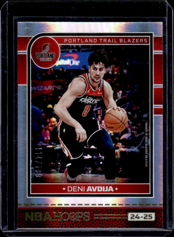 2024-25 Hoops #183 Deni Avdija Silver #/199
