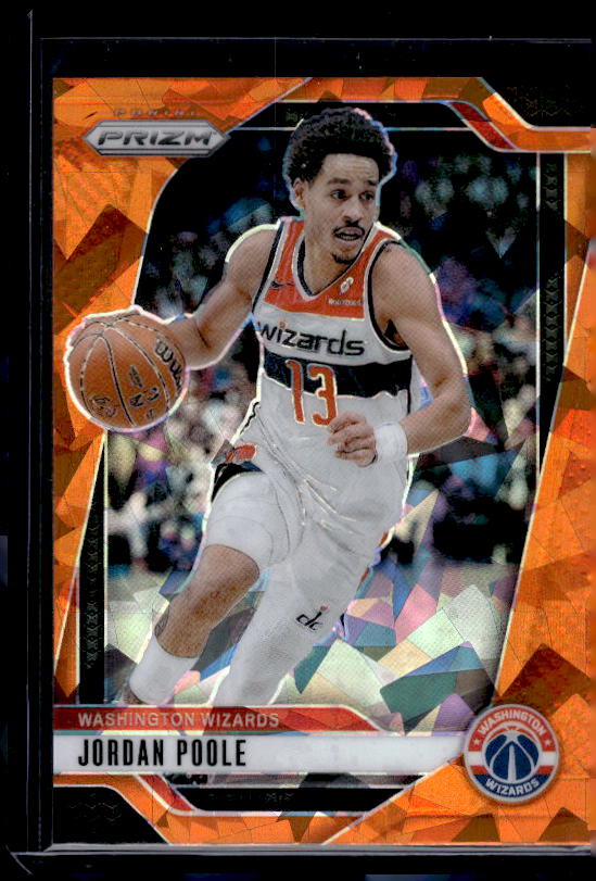 2024-25 Panini Prizm #184 Jordan Poole Prizms Orange Ice