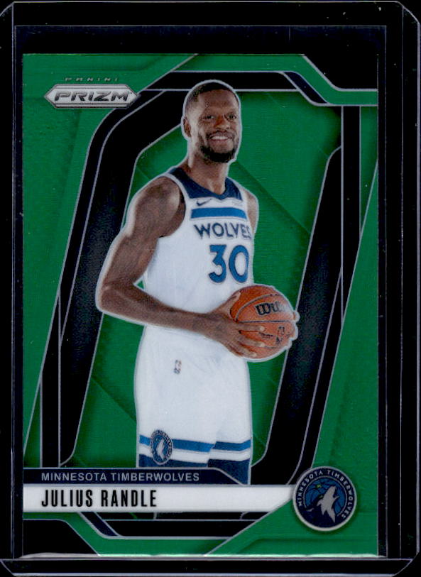 2024-25 Panini Prizm #57 Julius Randle Prizms Green