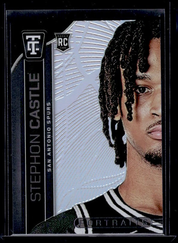 2024-25 Panini Totally Certified #18 Stephon Castle Portraits Mirror