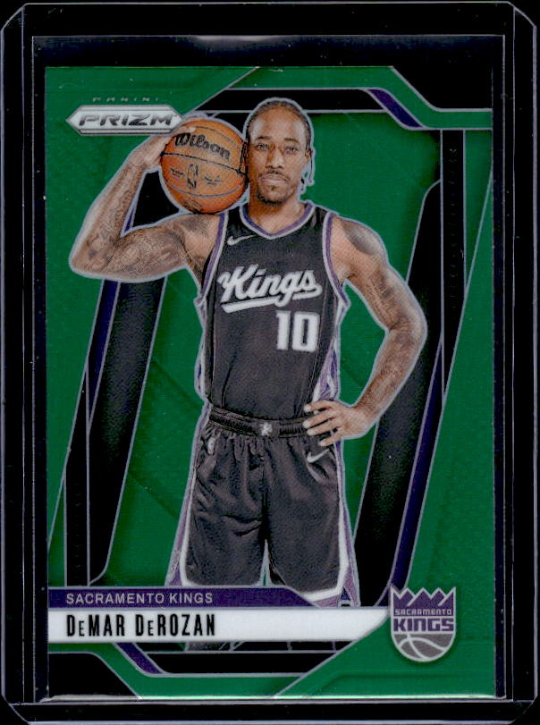 2024-25 Panini Prizm #117 DeMar DeRozan Prizms Green