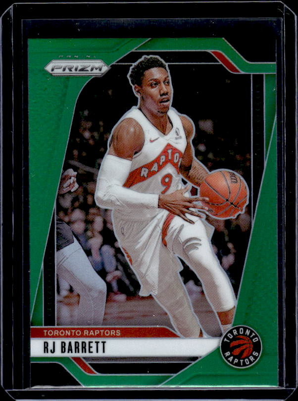 2024-25 Panini Prizm #101 RJ Barrett Prizms Green