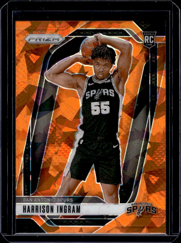 2024-25 Panini Prizm #254 Harrison Ingram Prizms Orange Ice