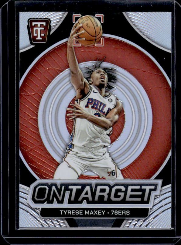 2024-25 Panini Totally Certified #3 Tyrese Maxey On Target Mirror