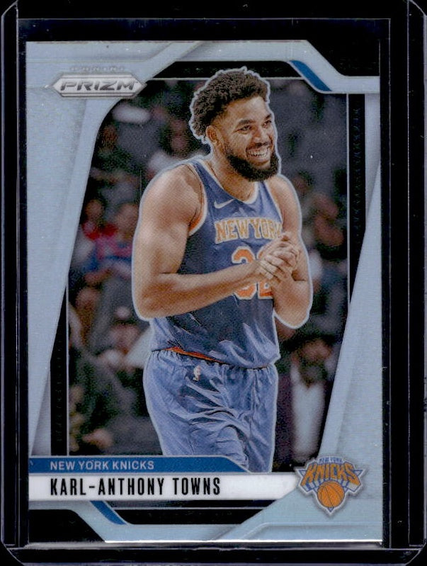 2024-25 Panini Prizm #141 Karl-Anthony Towns Prizms Silver