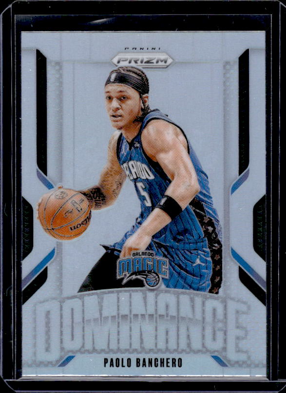 2024-25 Panini Prizm #19 Paolo Banchero Dominance Prizms Silver