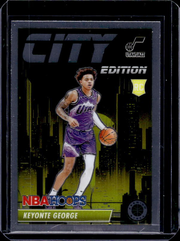 2023-24 Hoops Premium Stock #16 Keyonte George City Edition
