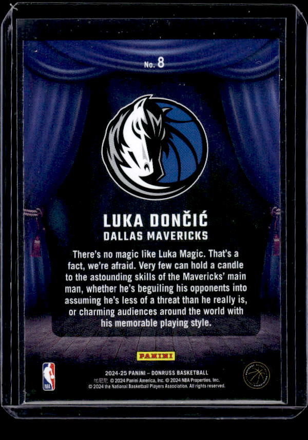 2024-25 Donruss #8 Luka Doncic Magicians