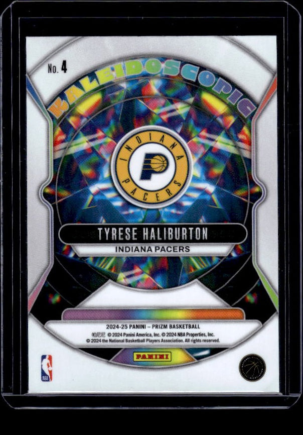 2024-25 Panini Prizm #4 Tyrese Haliburton Kaleidoscopic