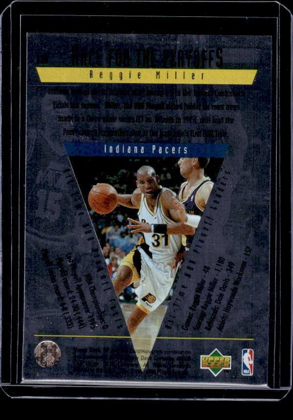 1995-96 SP Championship #128 Reggie Miller