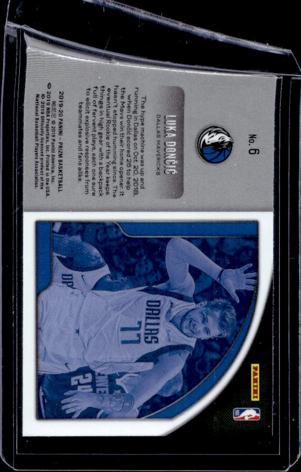 2019-20 Panini Prizm #6 Luka Doncic Get Hyped!