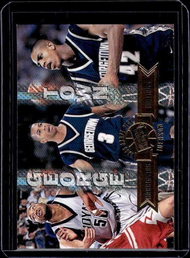 1996 Press Pass #41 Jerome Williams / Allen Iverson / Othella Harrington Swisssh