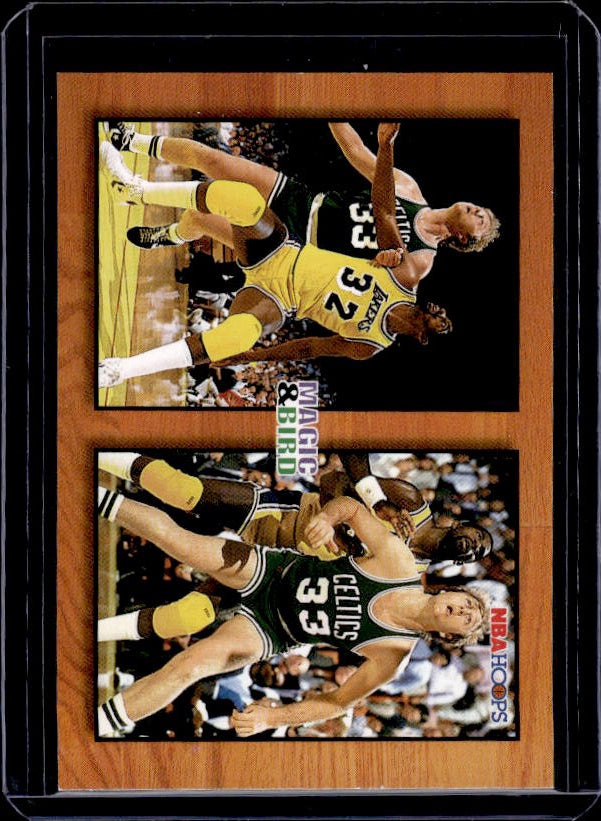 1993-94 Hoops #MB1 Magic Johnson / Larry Bird