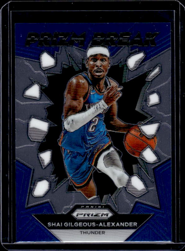 2023-24 Panini Prizm #9 Shai Gilgeous-Alexander Prizm Break