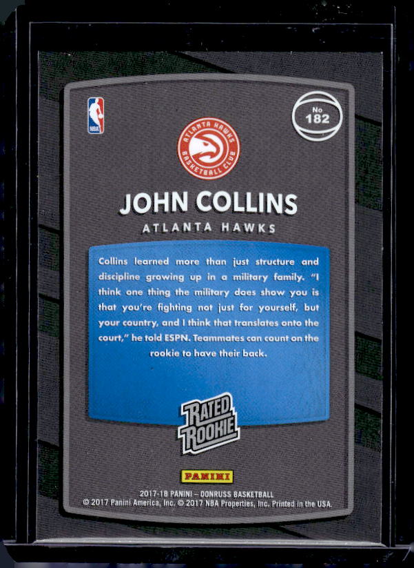 2017-18 Donruss #182 John Collins