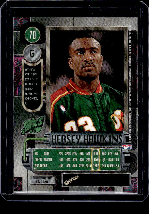 1997-98 Metal Universe #70 Hersey Hawkins