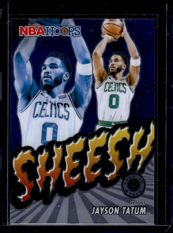 2023-24 Hoops Premium Stock #22 Jayson Tatum Sheesh