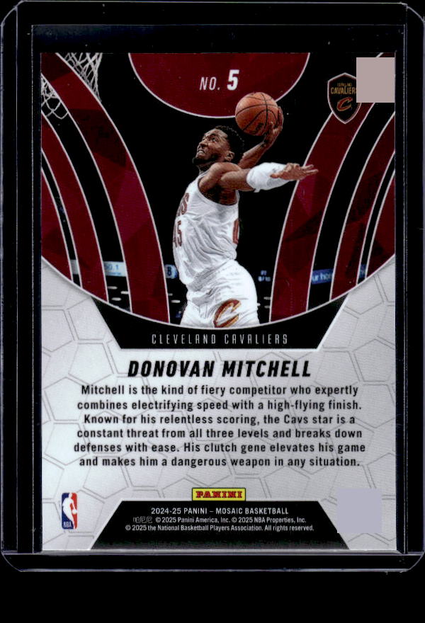 2024-25 Panini Mosaic #5 Donovan Mitchell Elevate