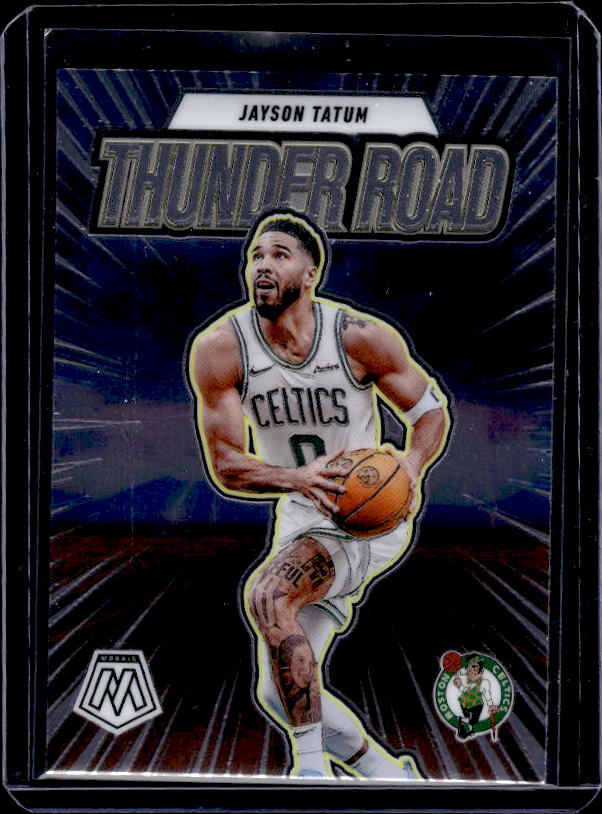 2024-25 Panini Mosaic #6 Jayson Tatum Thunder Road