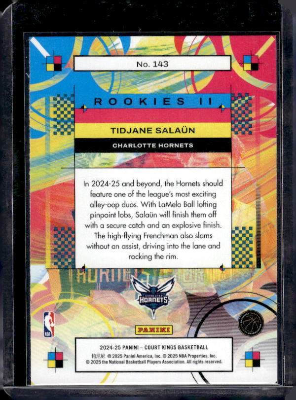2024-25 Panini Court Kings #143 Tidjane Salaun