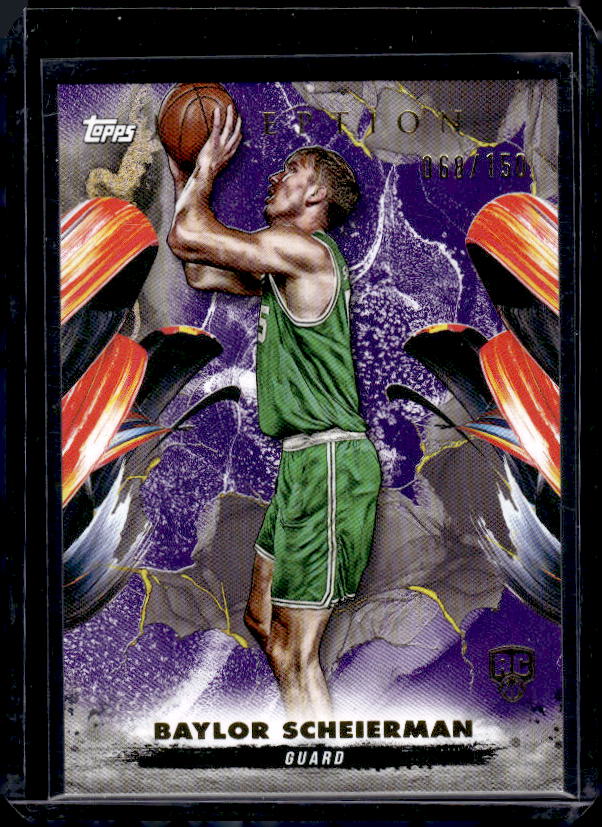 2024-25 Topps Inception #23 Baylor Scheierman Purple #/150