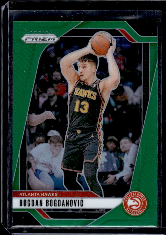 2024-25 Panini Prizm #105 Bogdan Bogdanovic Prizms Green